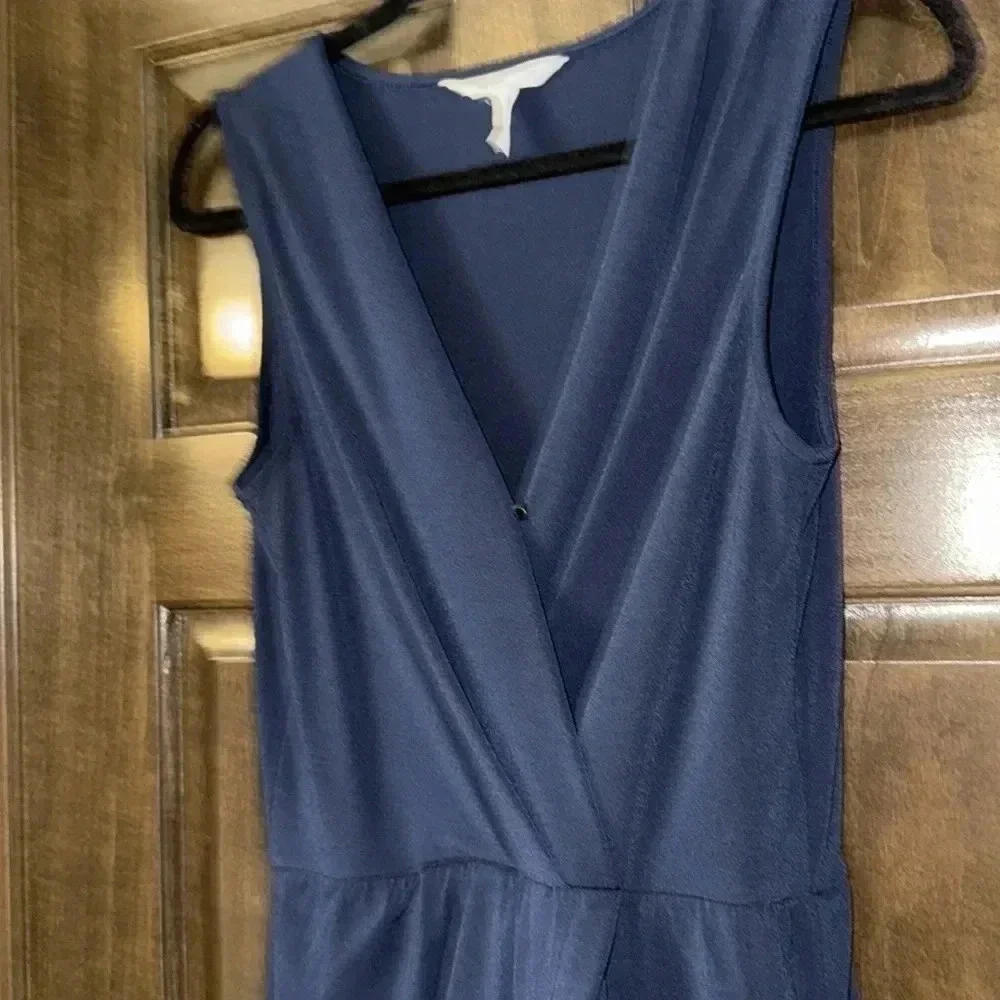 BCBGeneration beautiful and classic navy blue romper, XS. EUC.